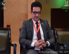 قام دكتور عمرو حسن الحسني بإلقاء محاضره عن التهاب العصب البصري